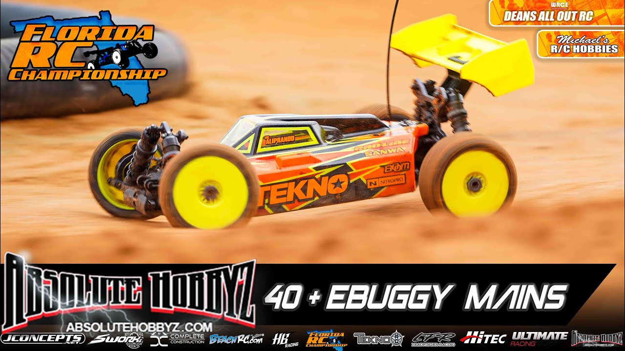 Absolute Hobbyz 40+ EBuggy Double A-Main | Deans All Out RC | Florida RC Championship