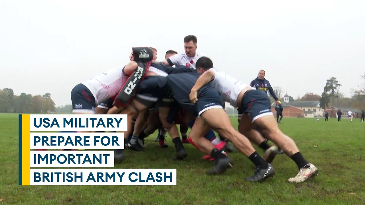Inside the USA Military team camp ahead of their British Army clash | PUSH