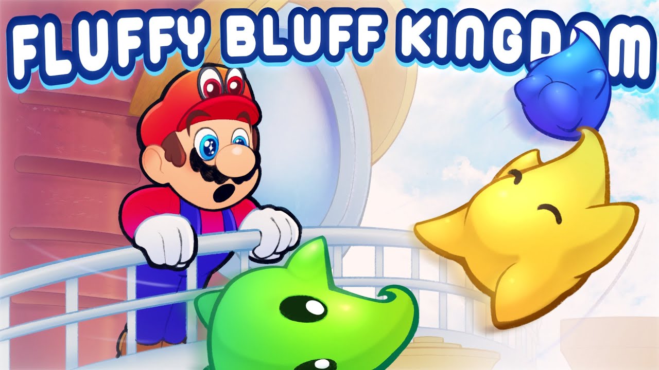 Fluffy Bluff Galaxy in Super Mario Odyssey is PEAK