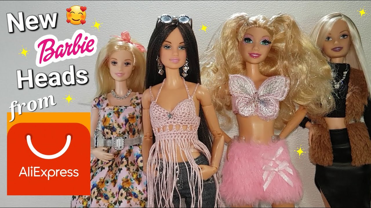 Aliexpress Barbie Head Haul – How good are they? Giving them a cleaning, a body & a styling^^