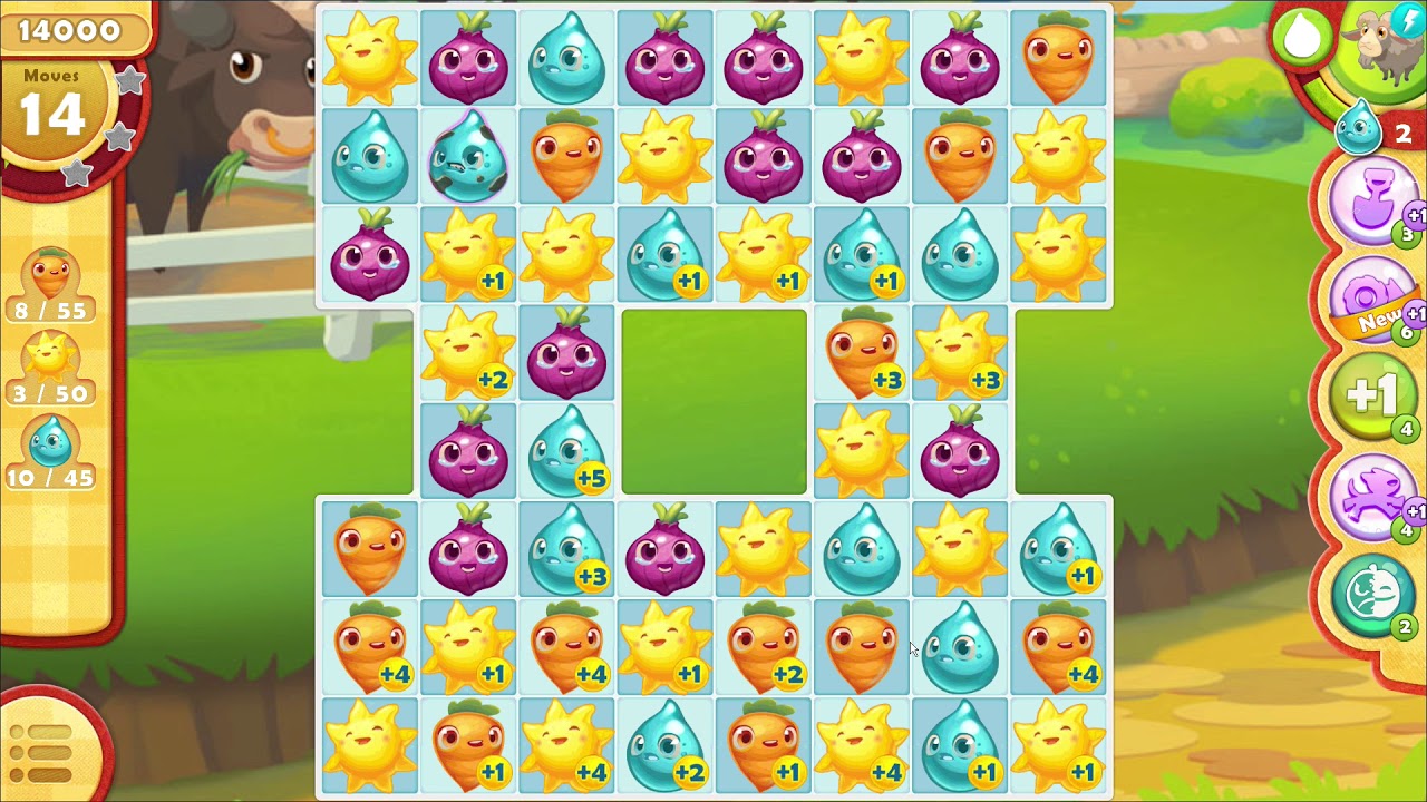 ᐈ FARM HEROES SAGA || Levels: 71-72 || Grumpy Cropsies on Frosty Fields (iPhone/Android)