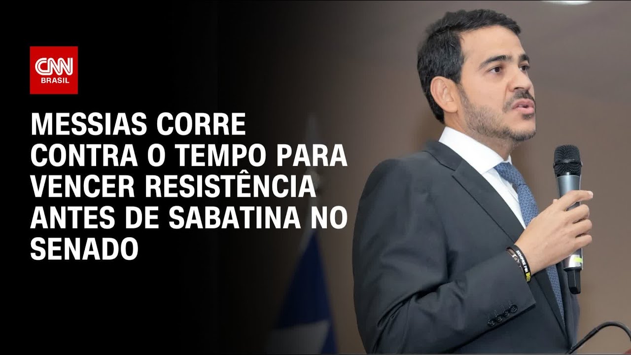 Indicado ao STF, Jorge Messias corre contra o tempo para conquistar senadores | BASTIDORES CNN