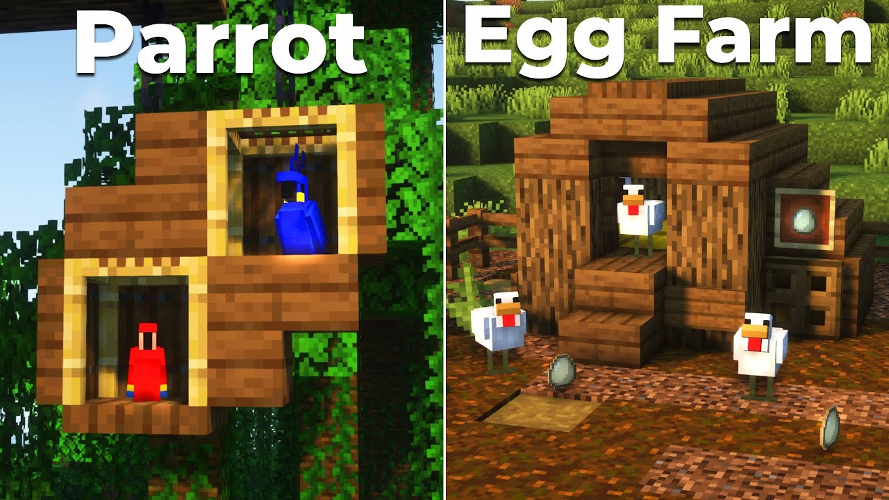 3 Simple Pet Houses in Minecraft #5