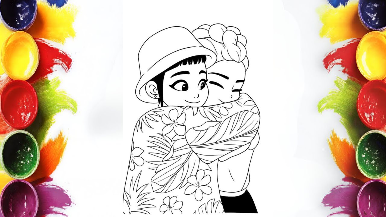Relaxing Learning: How to Color Zoey and Rumi | Mini Artist Coloring Tutorial