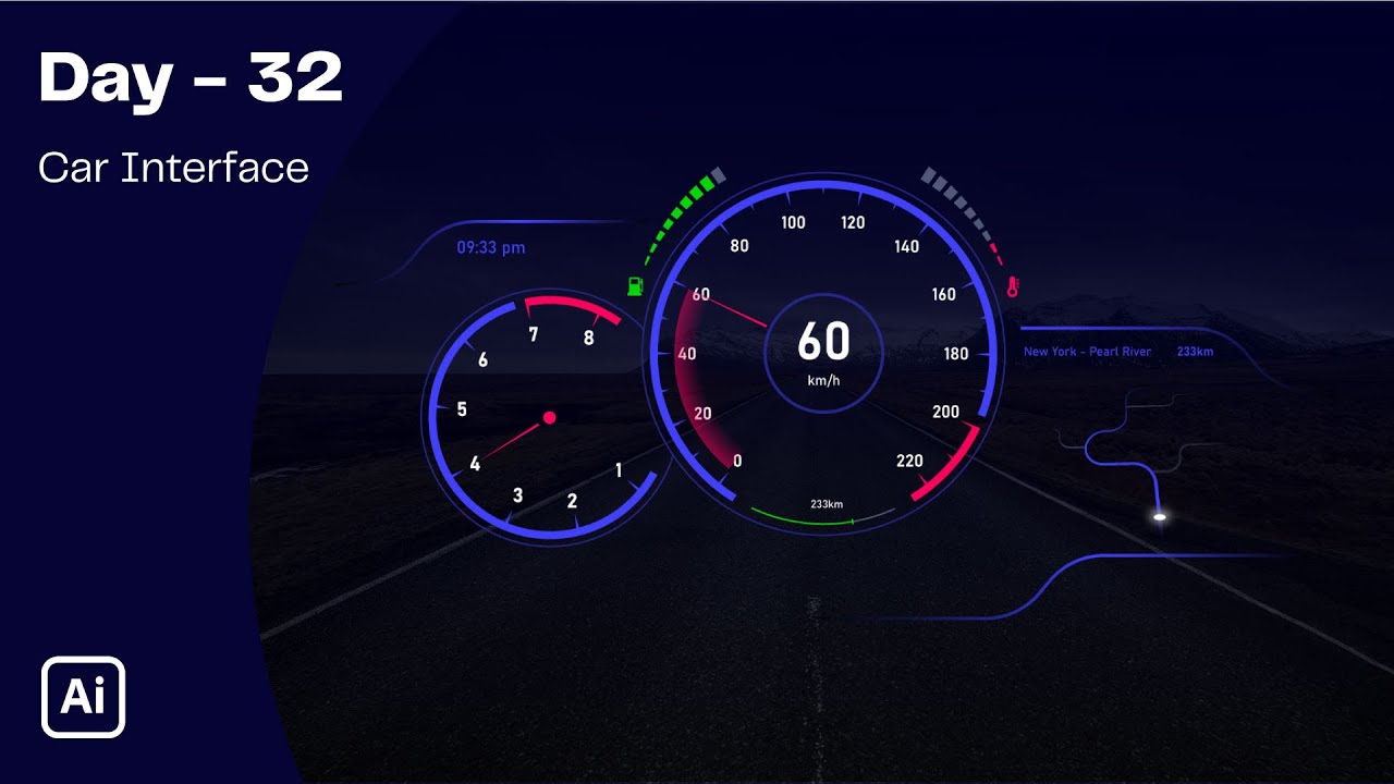 Daily UI Design Challenge | Day - 32 | Car Interface