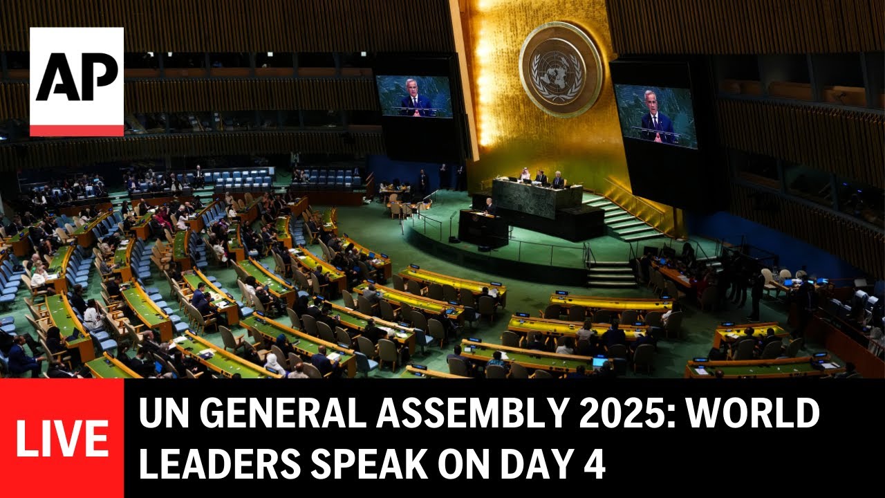 LIVE: World leaders speak at UN General Assembly 2025 Day 4