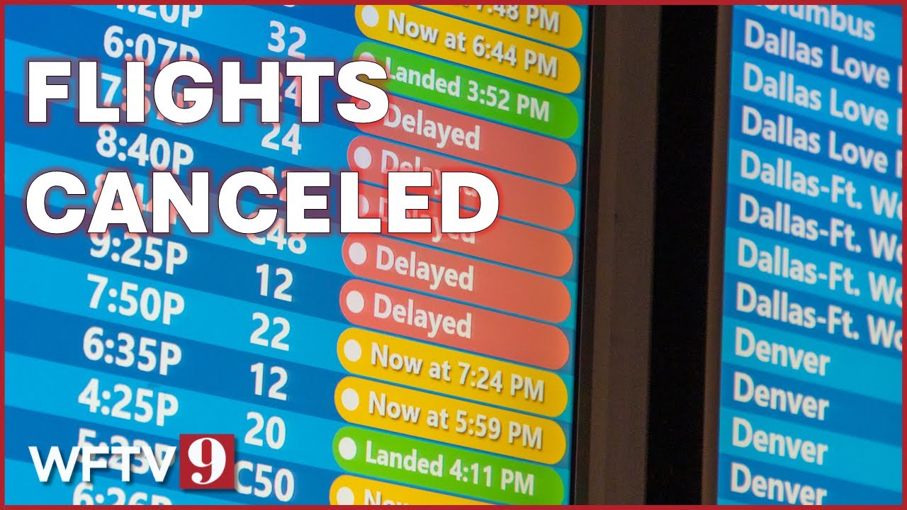 Orlando flights canceled ahead of FAA travel restrictions