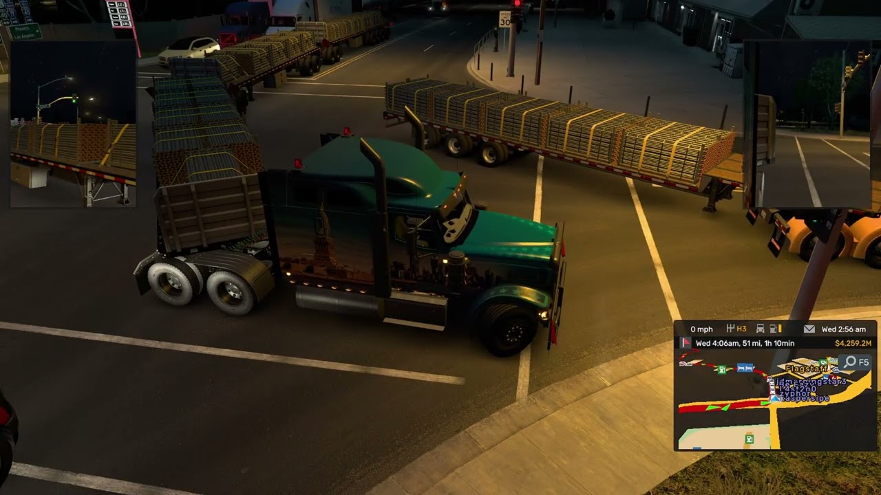 American Truck Simulator |Convoy | Scaffolding from Kingman to Grand Canyon Village
