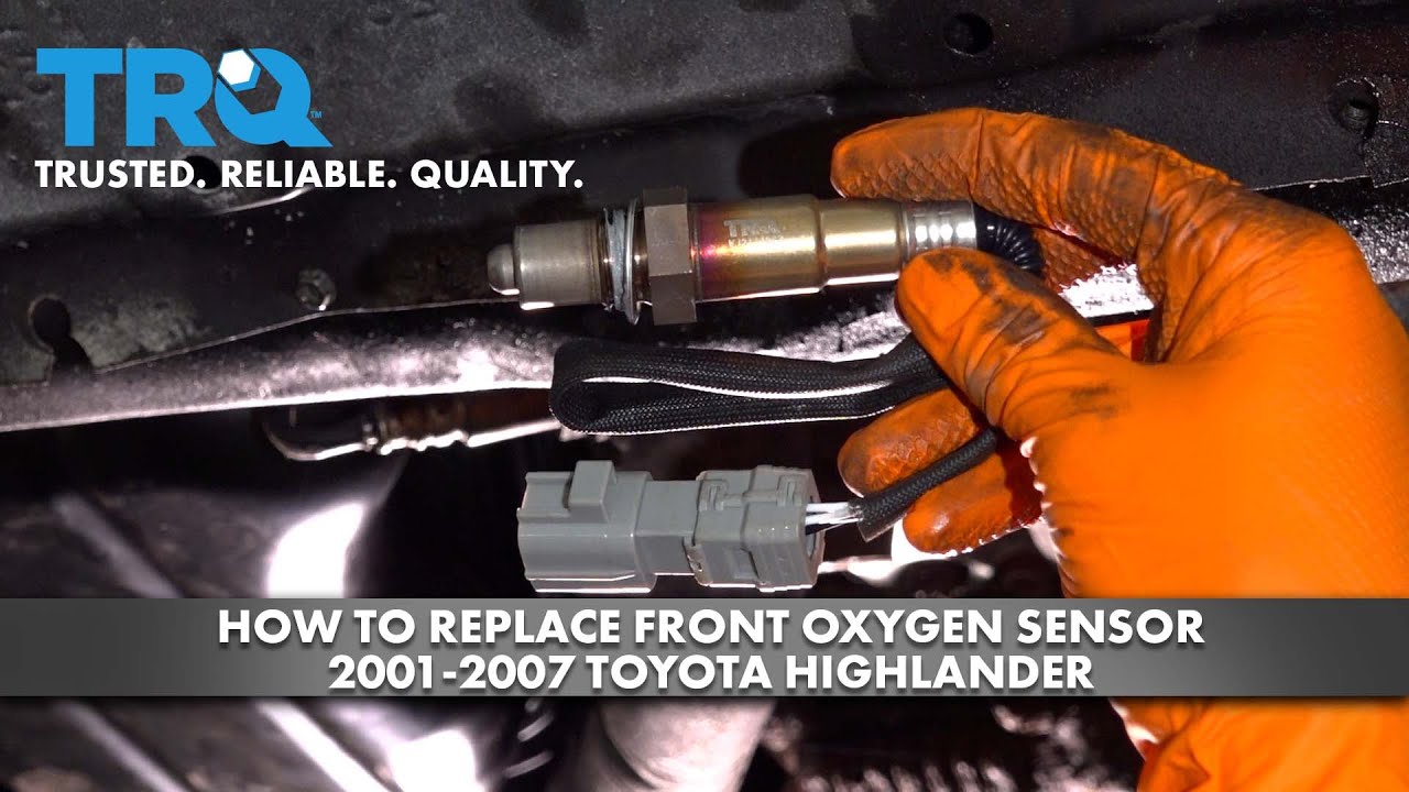 Как заменить передний кислородный датчик на Toyota Highlander 2001-2007 годов