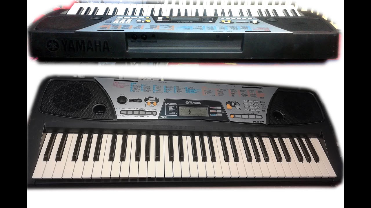 YAMAHA PSR-175 (DEMO songs) part 1