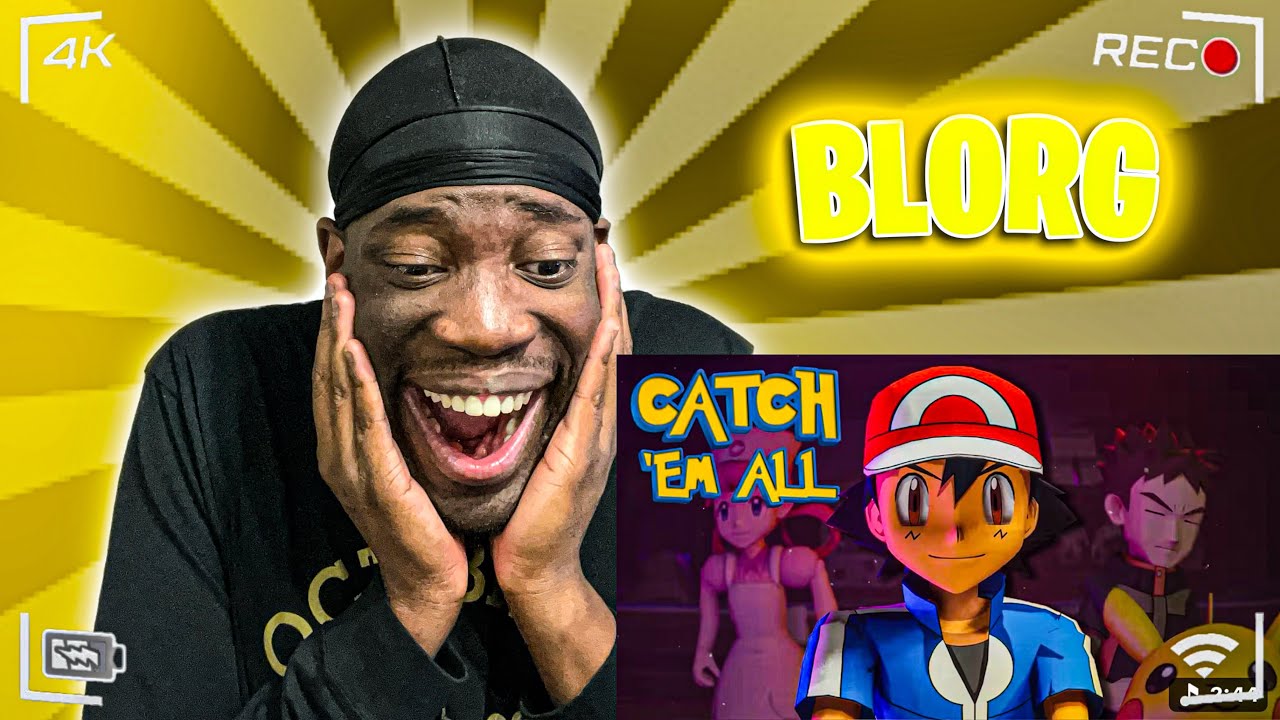 Blorg - CATCH ‘EM ALL (Official Music Video) REACTION 