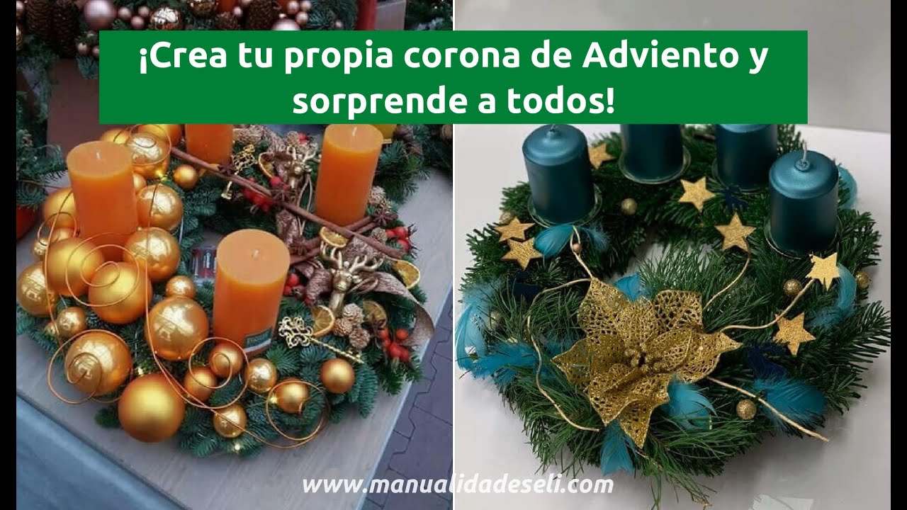Toma Nota Ideas De Coronas De Adviento Que Puedes Hacer Tú Misma