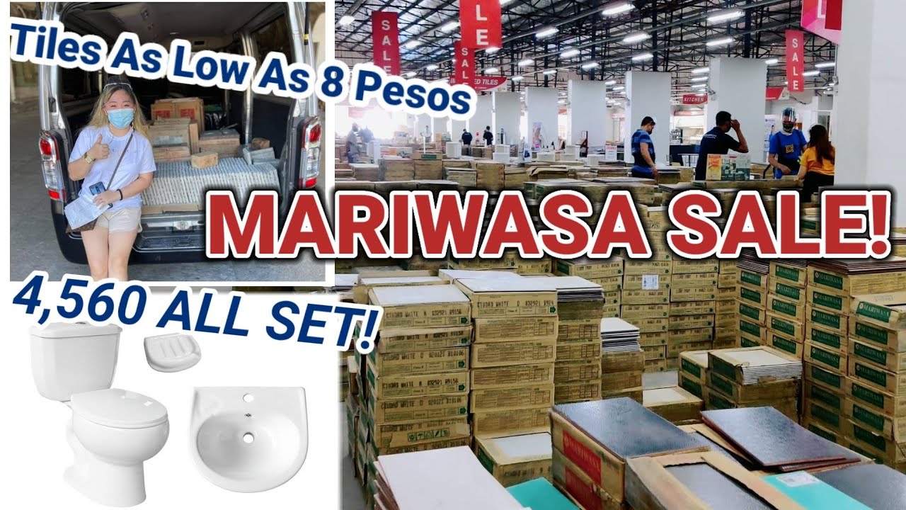 Warehouse Sale! BILI NG TILES AT CANVASS NG KITCHEN & BATHROOM FIXTURE (Sobrang Mura!)