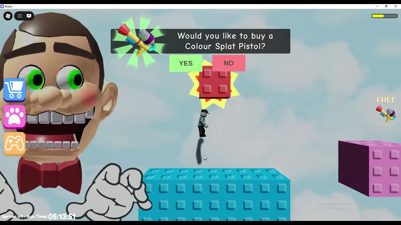 Obby in roblox. Escape mr funny´s toyshop