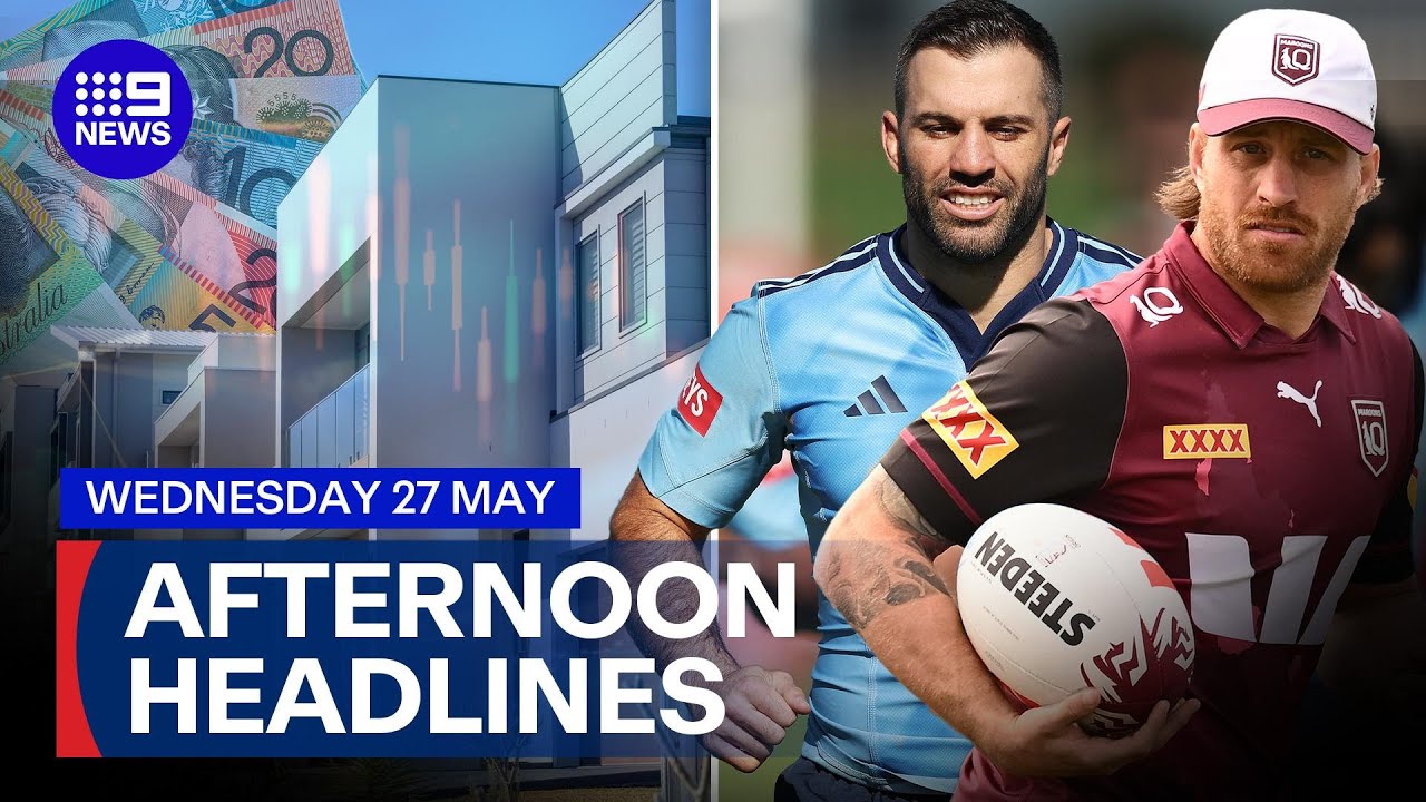 Dip in monthly inflation figures; Final preparations for Origin Game I | 9 News Australia