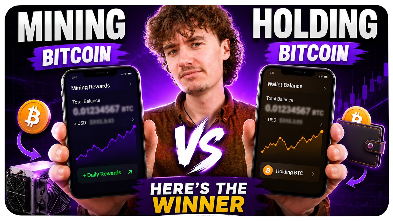 I Compared Bitcoin Mining vs Holding Bitcoin&hellip; Here&rsquo;s the Winner
