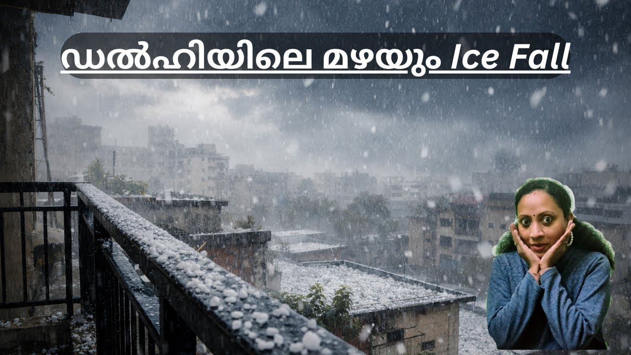 എൻ്റമ്മേ!!! മഴയും തണുപ്പും പിന്നെ ice fall 😱🥶/ ഡൽഹിയിലെക്ലൈമറ്റ് /Delhi Quarter's/@RENJUSWORLD-qn7jf