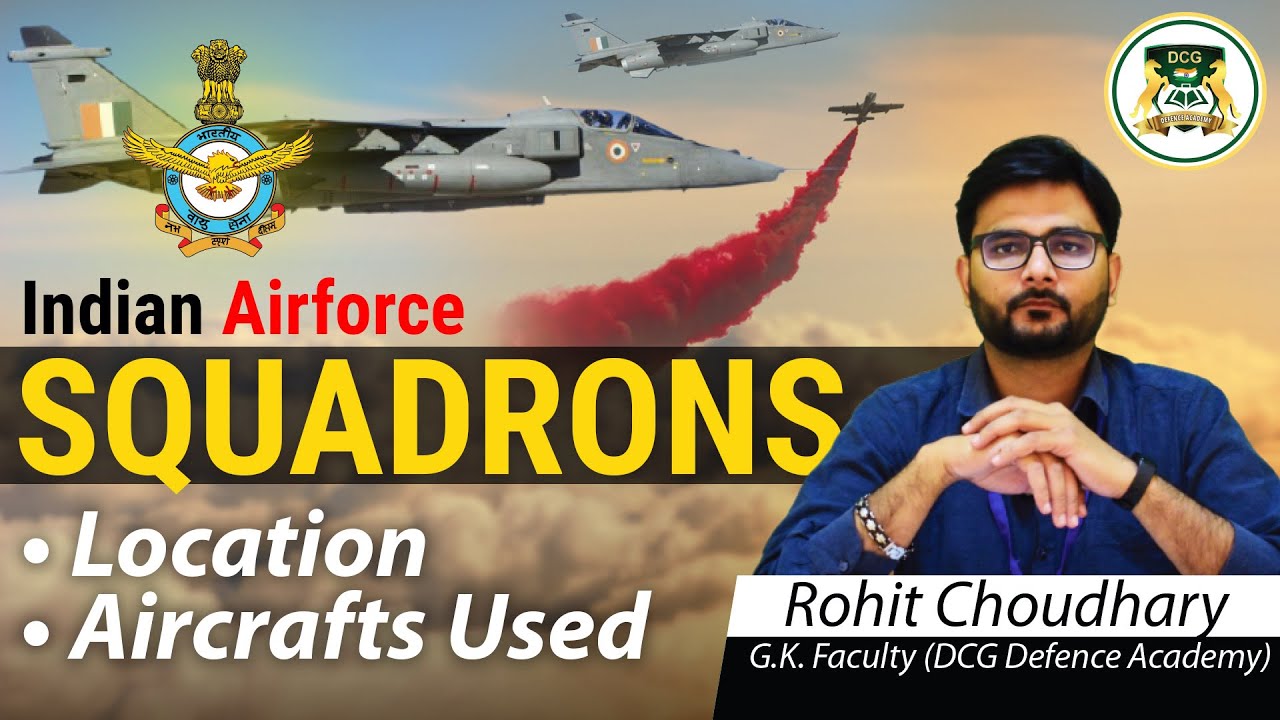 Indian Air Force aircraft squadrons | What are Squadrons - DCG Defence Academy