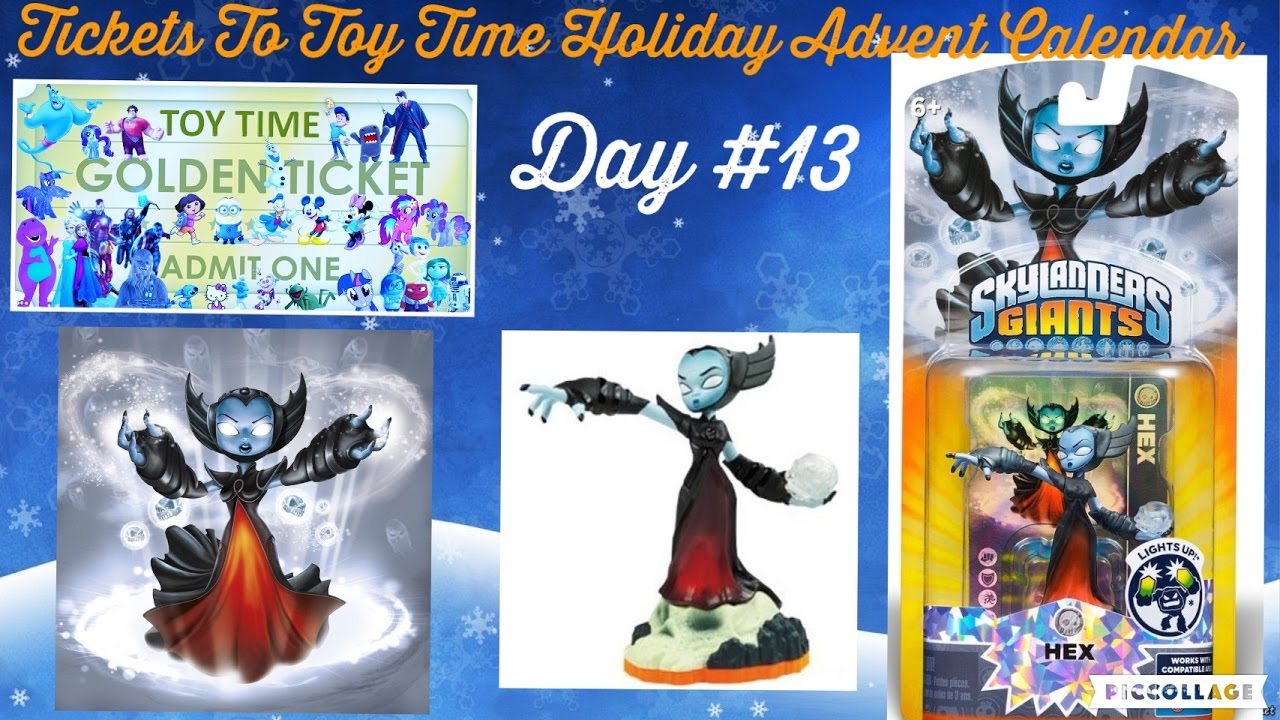 Skylanders Giants Light Core Hex unboxing  Advent Calendar Day #13