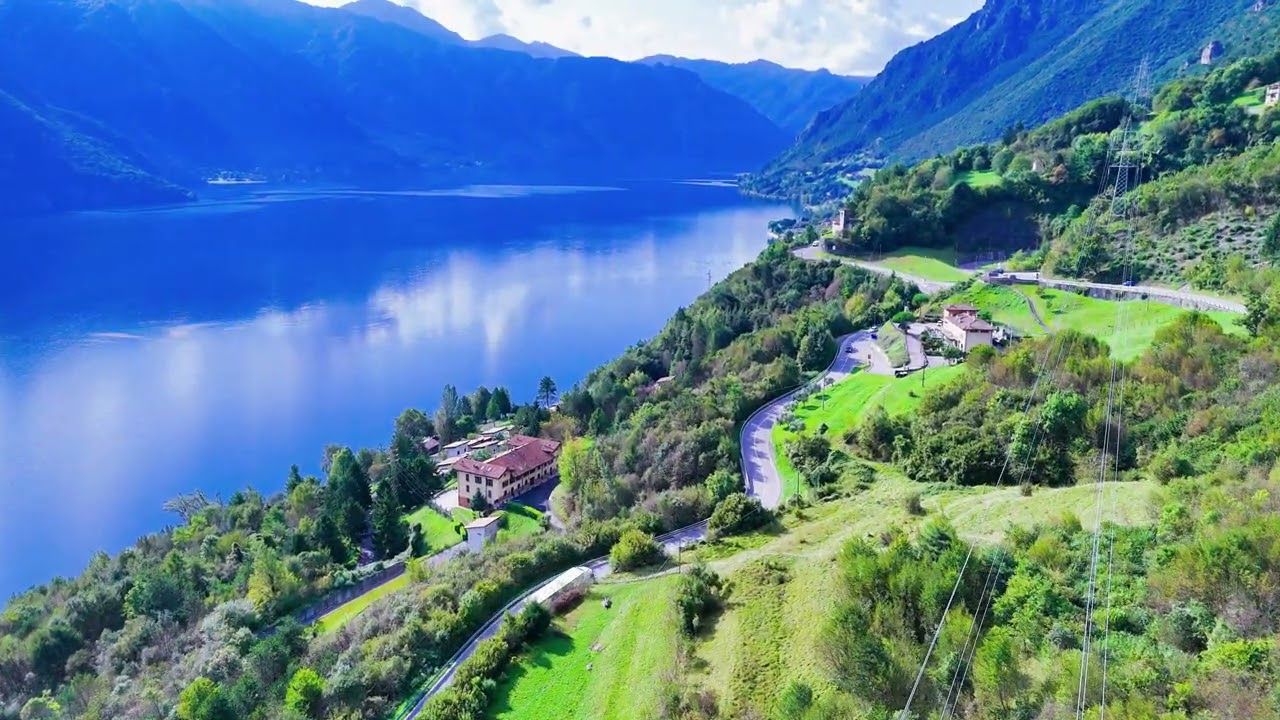 Lago di Idro is a beautiful lake in the province of Brescia italy 