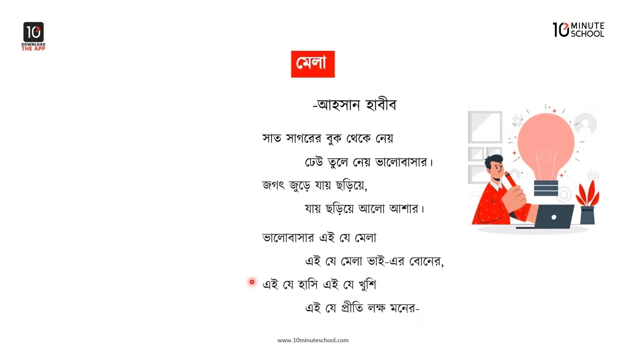 মেলা - মূলভাব - ১ [Class 7]