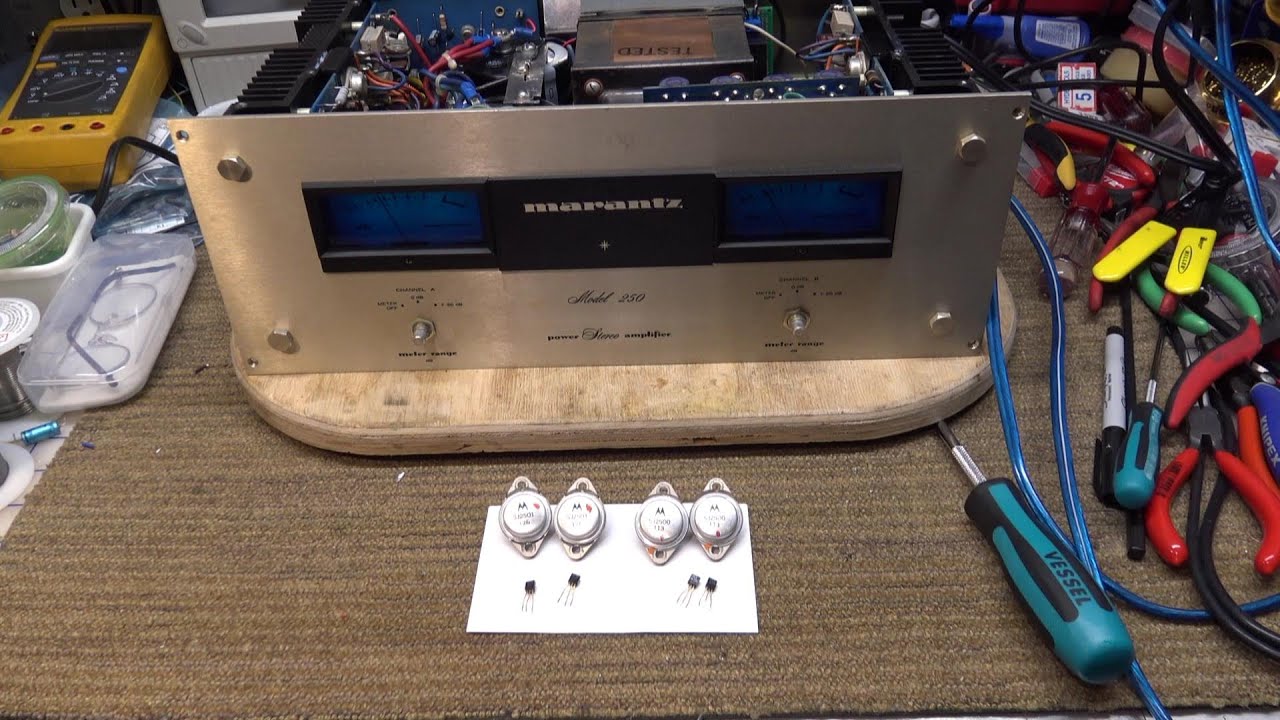 Marantz 250 - Repairing the Right Channel