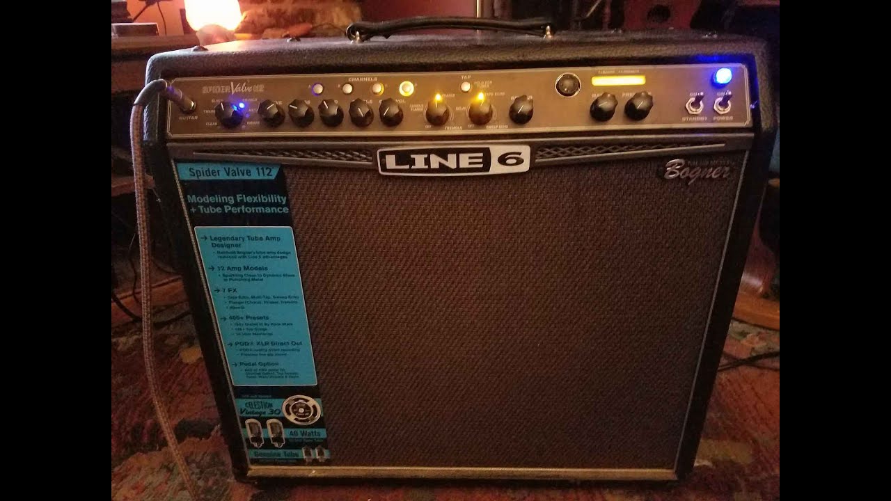 Line 6 Spider Valve 112 Tube Replacement and Bias adjustment
