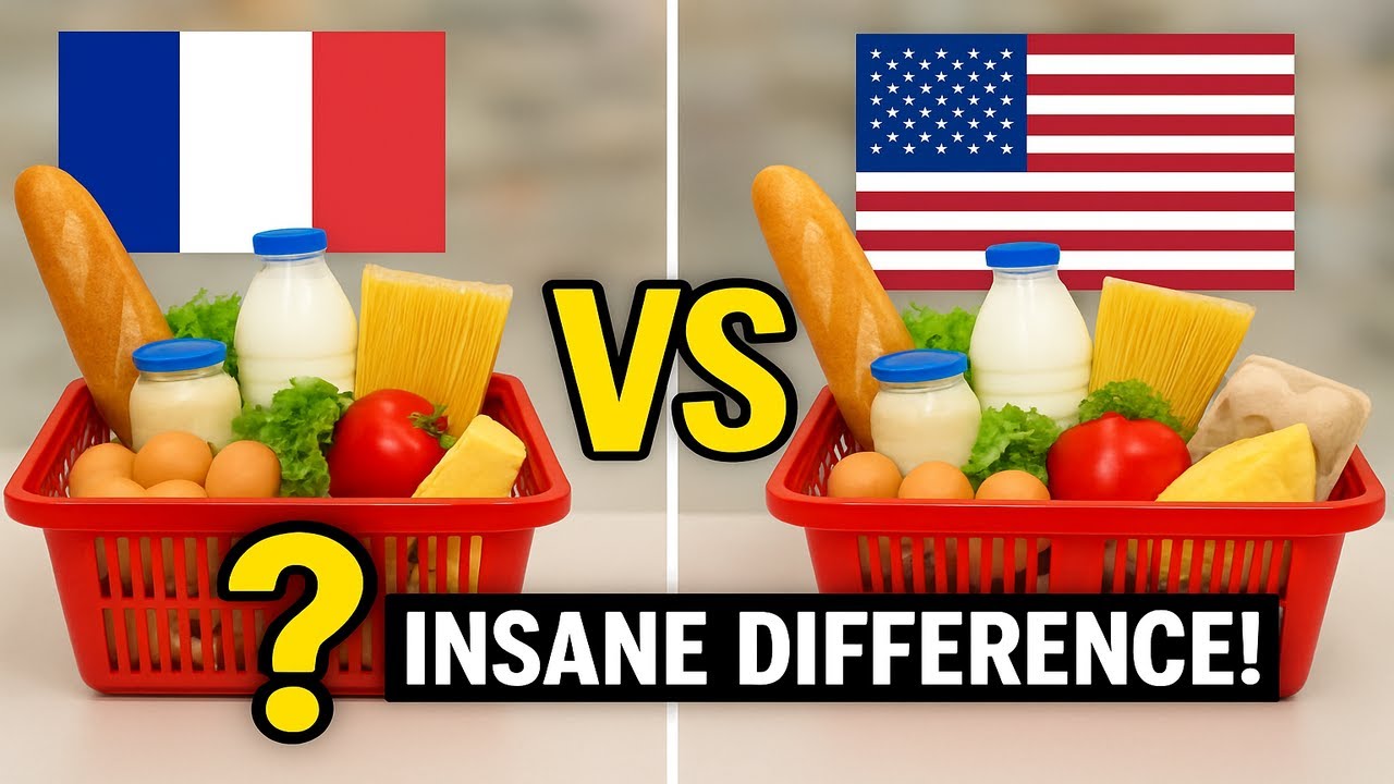 Цены на продукты во Франции и США… Разница просто колоссальная