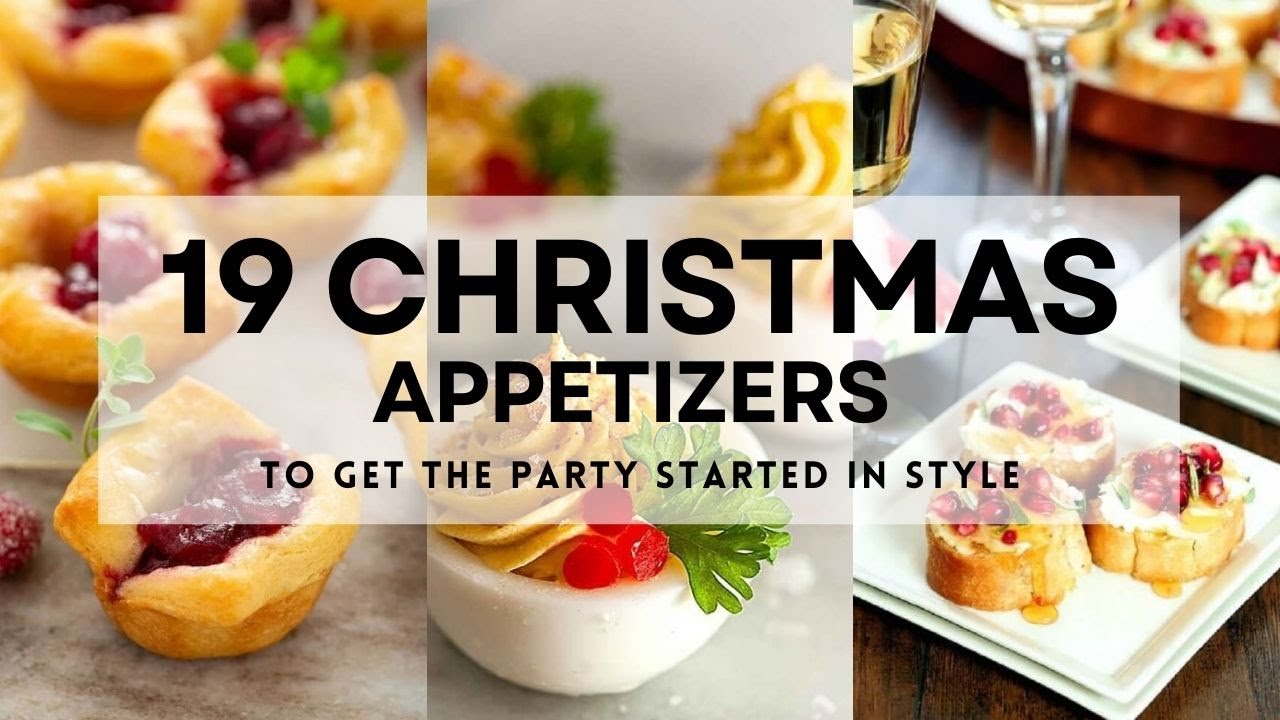 19 Traditional CHRISTMAS APPETIZERS and Finger Foods | Easy Recipe Ideas 