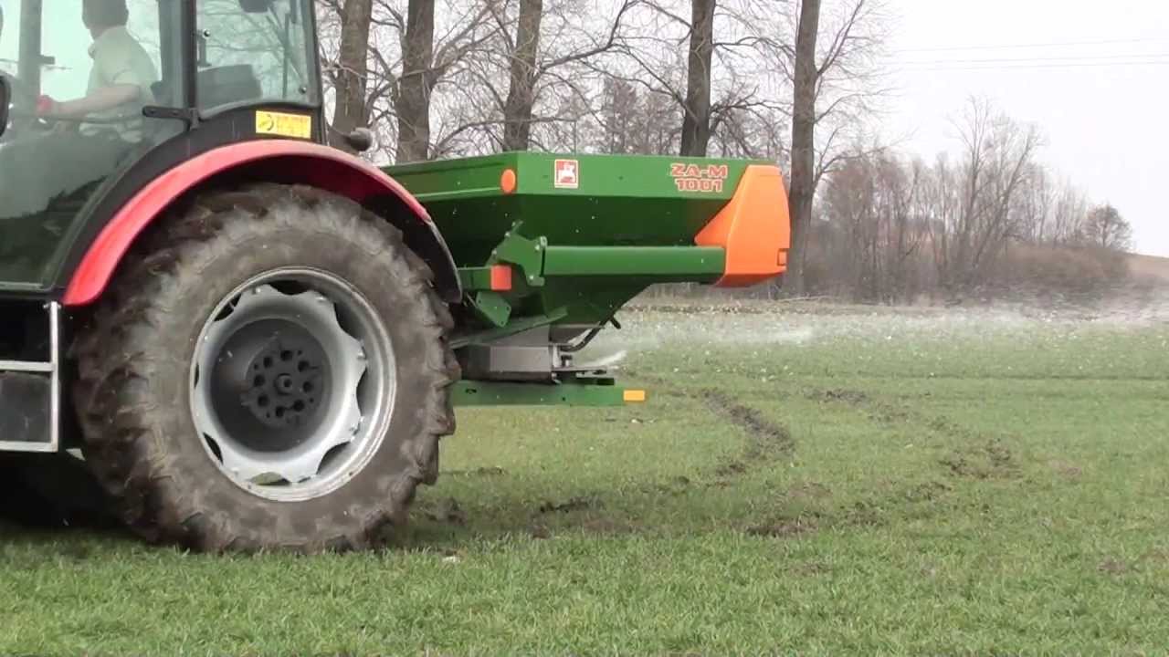 Siew nawozów 2013 Amazone ZA-M 1001 i Zetor Proxima 90 [Full HD]