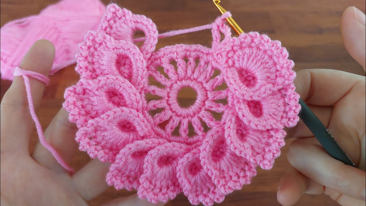 WOW! This Crochet Flower Looks Complex but Is Surprisingly Easy 🌸 Step by Step