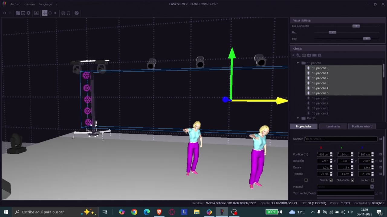 Como cambiar tu modelo 3d de tu luces en Daslight 5 (basico)