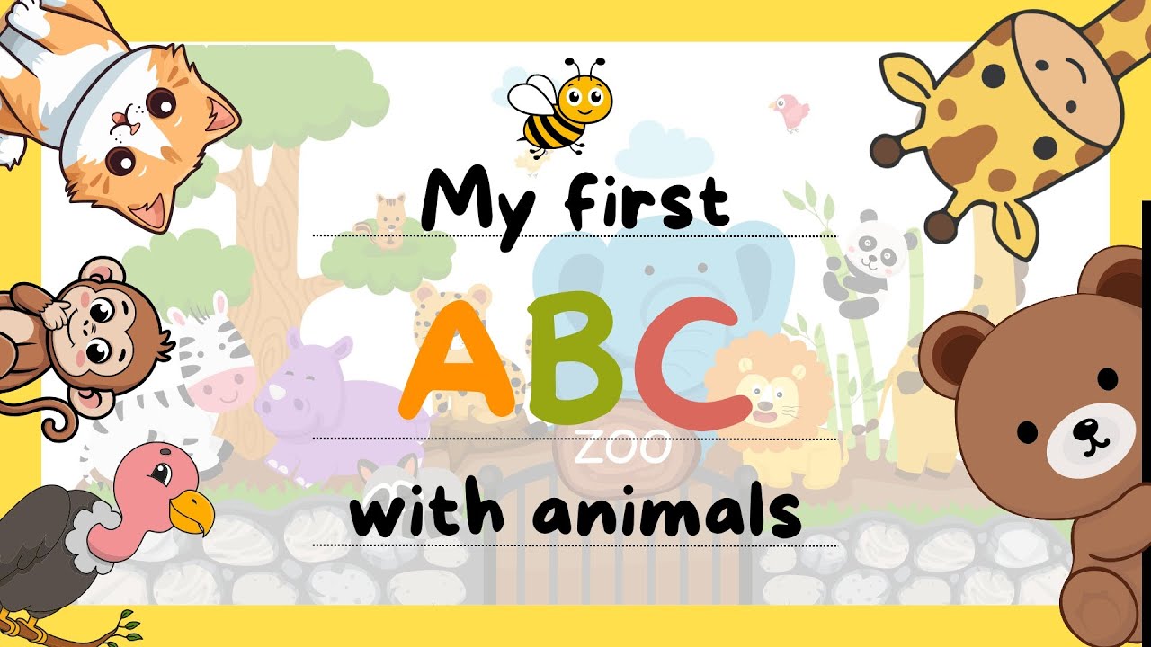 ABC Animals for Kids | Learn Alphabet A to Z with Animals | Preschool Learning Video