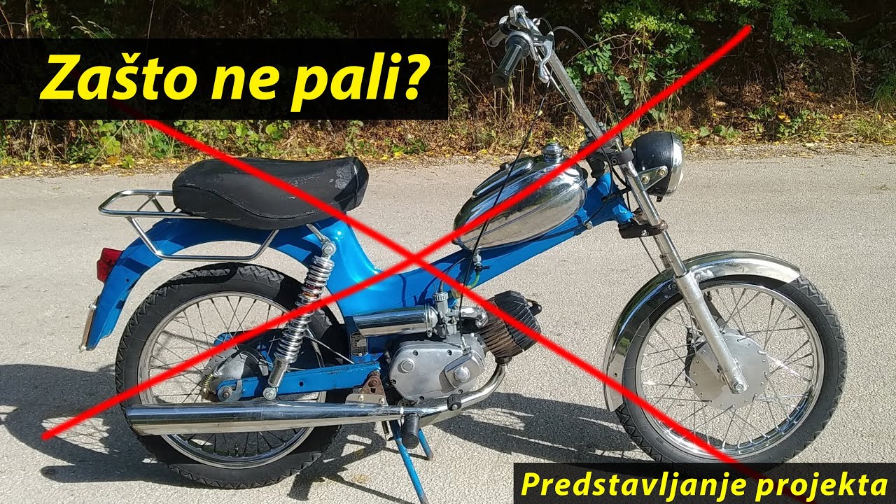 Tomos APN 4/T15 SL prvo paljenje posle dve godine