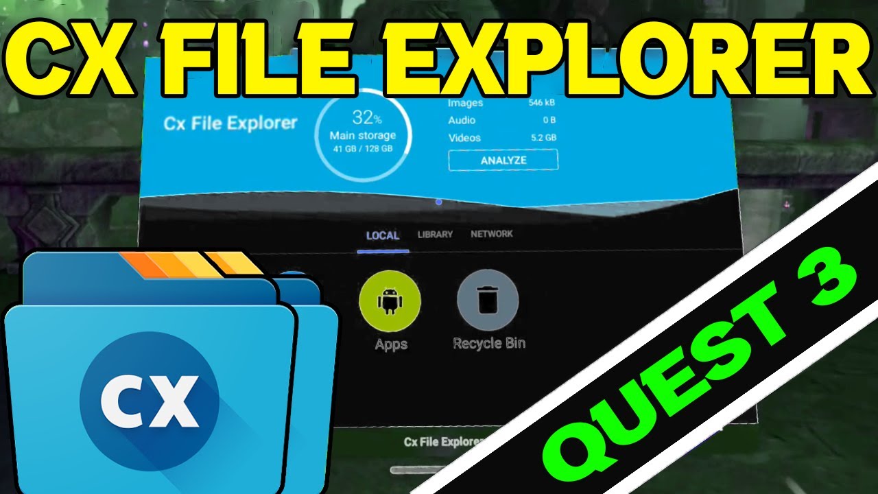 How To Install CX File Explorer And Amaze For Meta Quest 3 | The Best Quest 3 File Manager