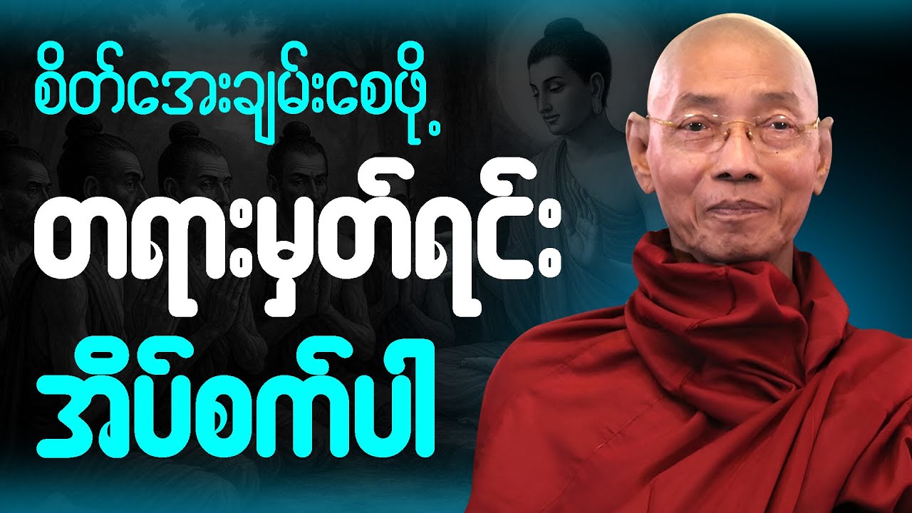 ညစဥ်ဖွင့်၍ တရားမှတ်ရင်း အိပ်စက်အနားယူပါ 🙏  #ပါချုပ်ဆရာတော်ကြီး #တရားတော် #ညတရား ✨🙏