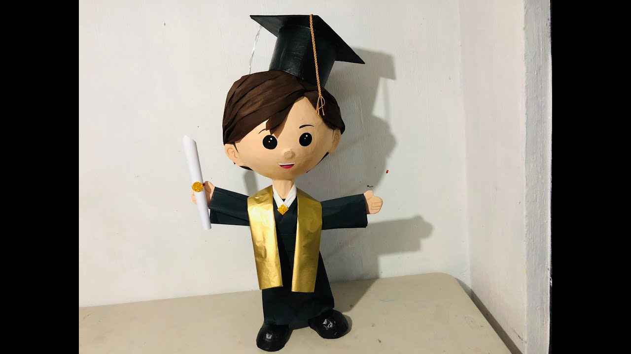 DIY Como hacer Piñata de Graduación 👨🏻‍🎓 #piñatasinfantiles #piñatascreativas #piñatas #graduacion