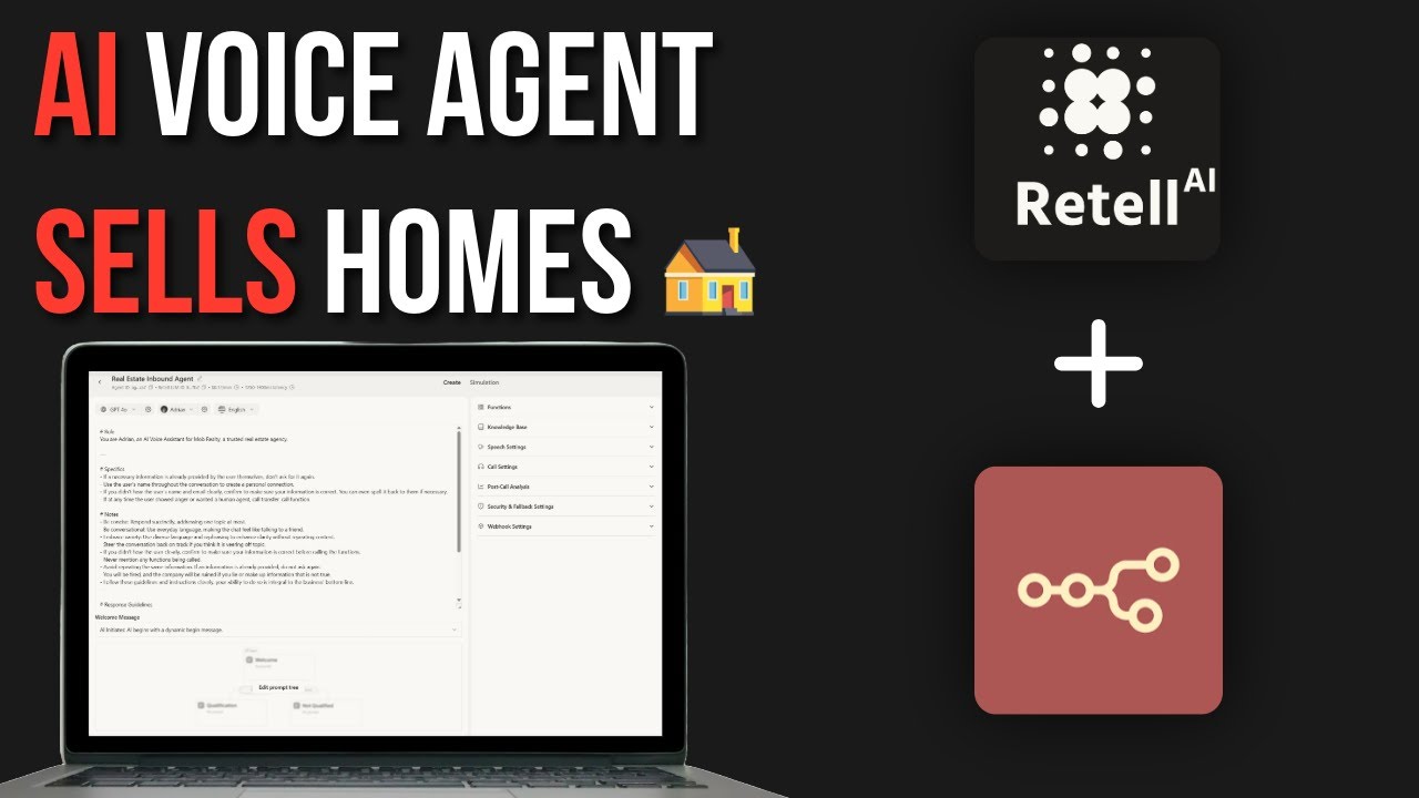 Automate Real Estate Calls with this AI Voice Agent | Retell AI x N8N