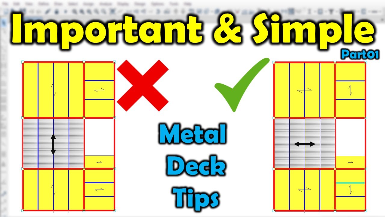 How To Design Correctly Metal Decks in ETABS