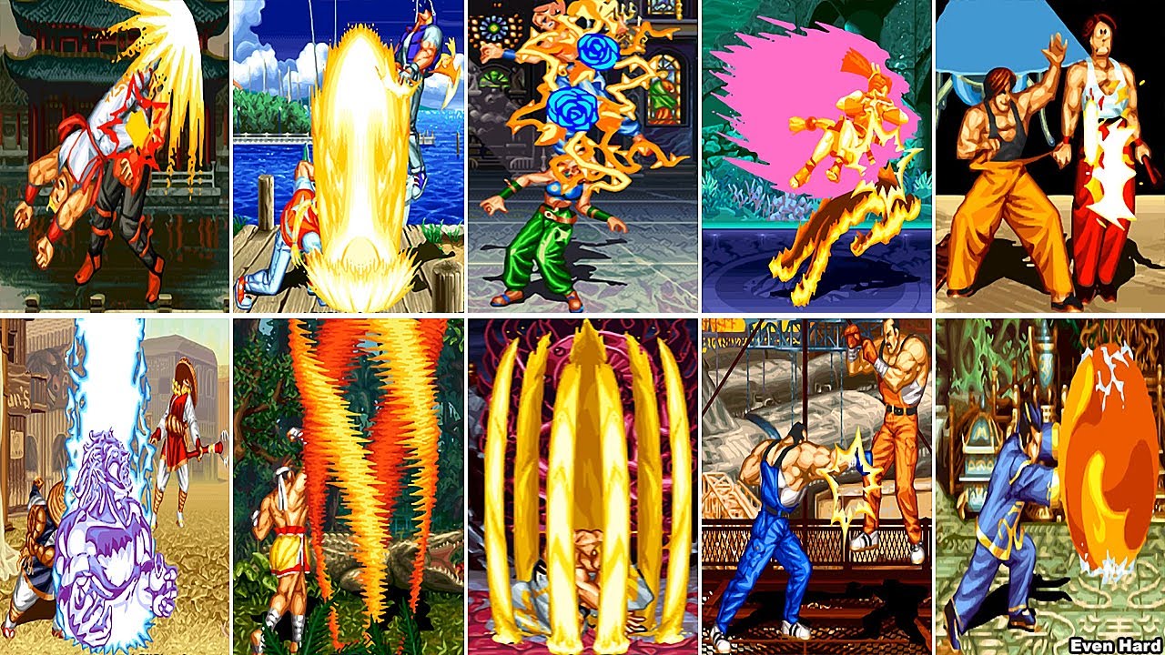 Fatal Fury 3 Remastered  - All Desperation and Hidden Desperation Moves 4K 60FPS