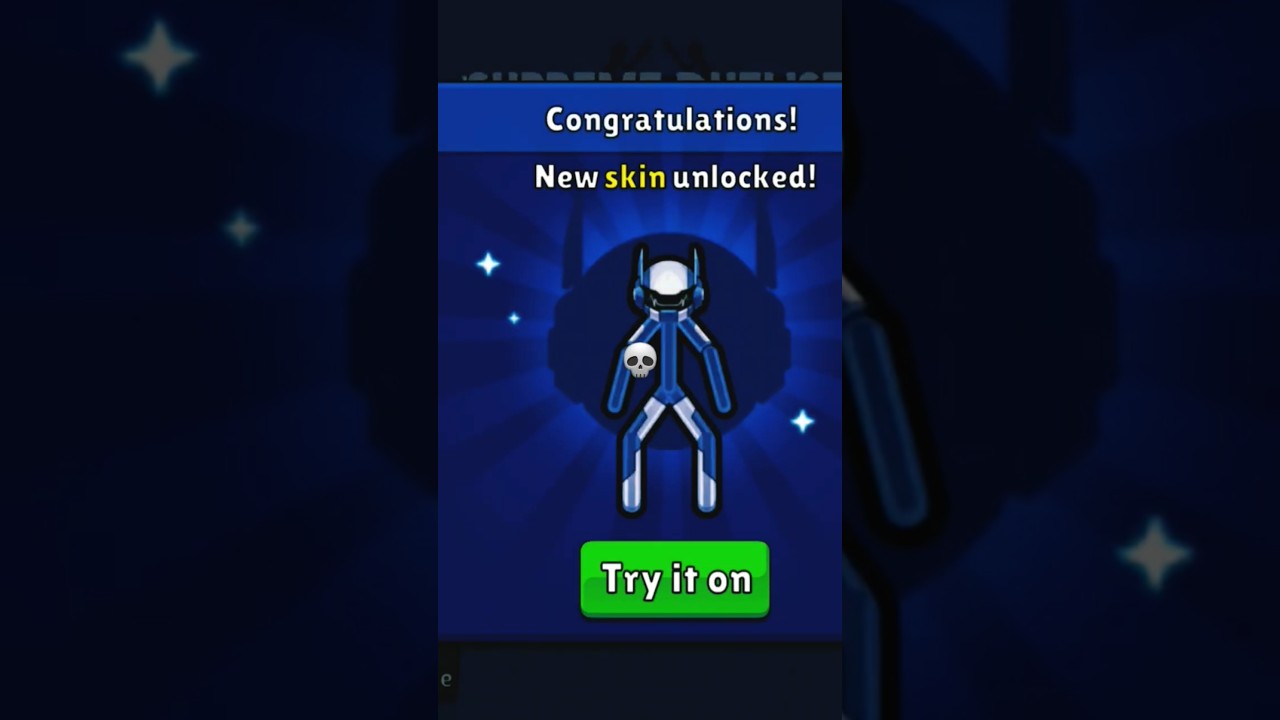Unlocked new boss skin💀🙏 #supremedueliststickman