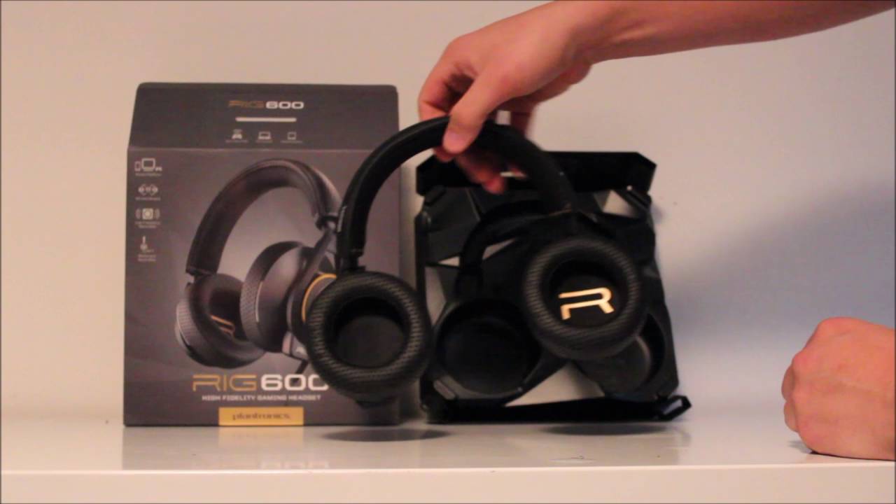 Plantronics RIG 600 unboxing