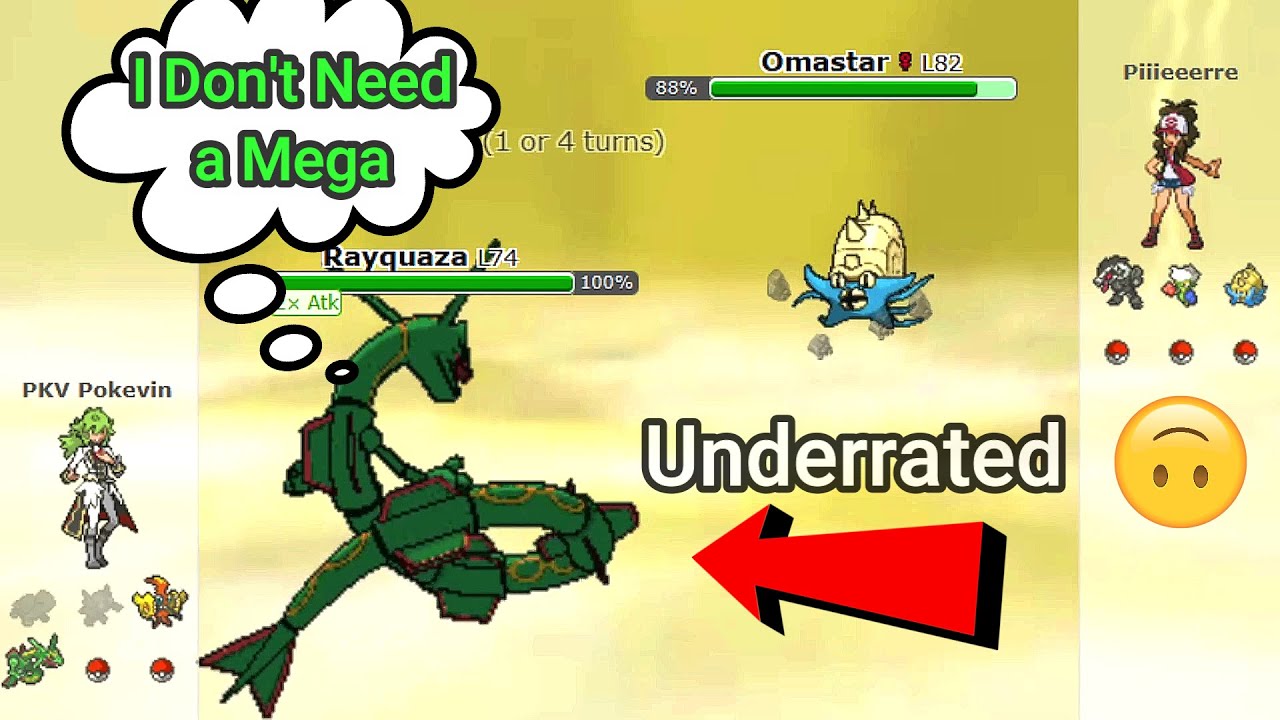 Rayquaza is Good Even Without Its Mega Evolution! (Pokemon Showdown Random Battles) (High Ladder)