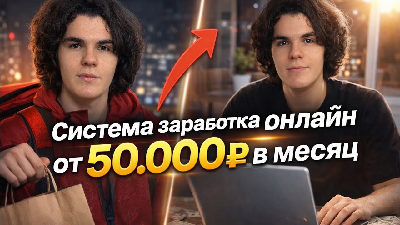 Как начать зарабатывать от 50.000₽ в месяц онлайн. 4 Шага для выхода на ОНЛАЙН доход