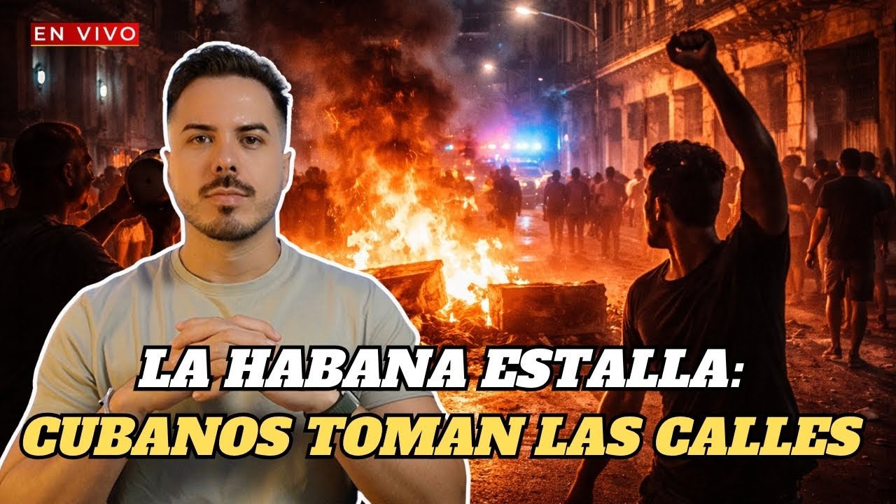 🔴La Habana estalla: Fuego, protestas contra el régimen y bloqueo al petróleo ruso