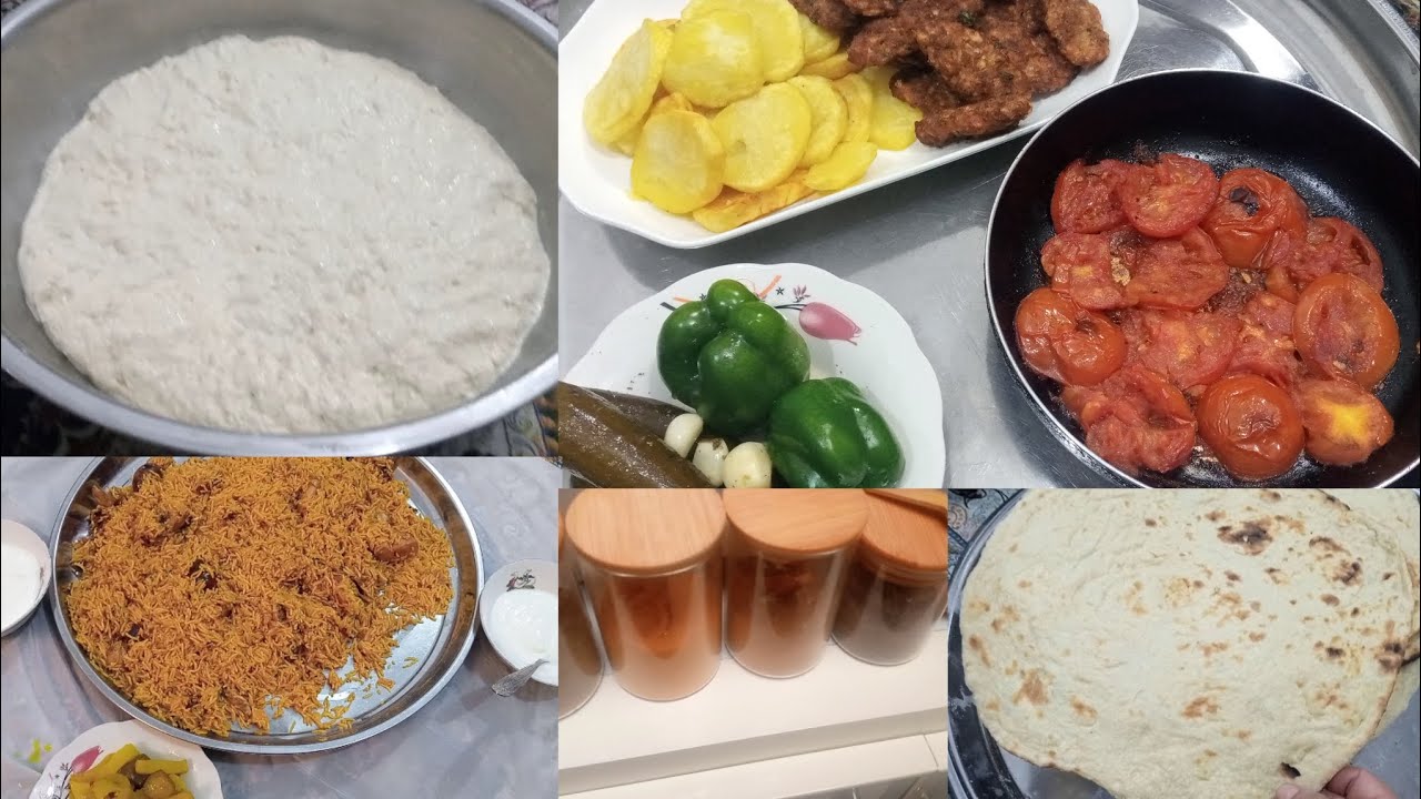 روتين 🌼 طبخ 👩‍🍳 وخبز 🥖 و كباب عروك وي الخبز الحار 😋 أن شاء الله يعجبكم 🤍