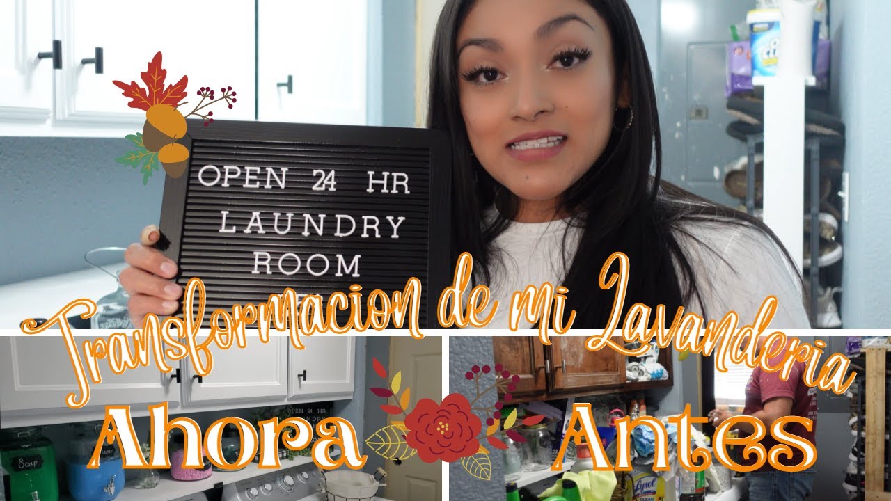 Transformacion de mi Lavanderia🥰🥰 //🧡🌻 Decora conmigo mi Lavanderia