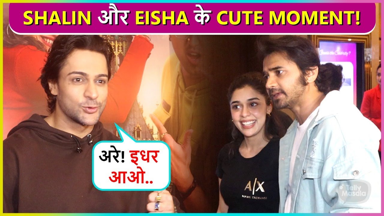 Awwww! Did Shalin Bhanot Get Jealous? Eisha Holding Pratik Shah's Hand During Kanni Movie Premiere