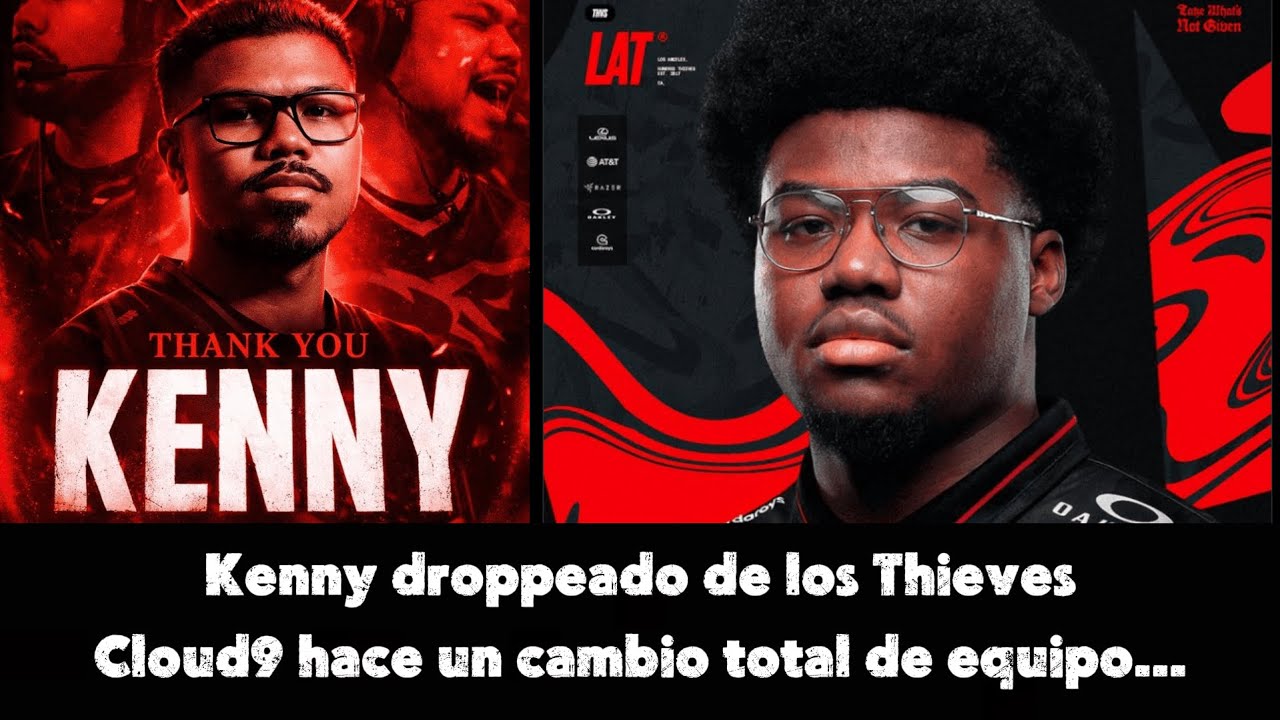 KENNY DROPPEADO de los THIEVES, CLOUD9 CAMBIA su EQUIPO ENTERO, CAMBIO de ROLES en KOI - ROSTERMANIA