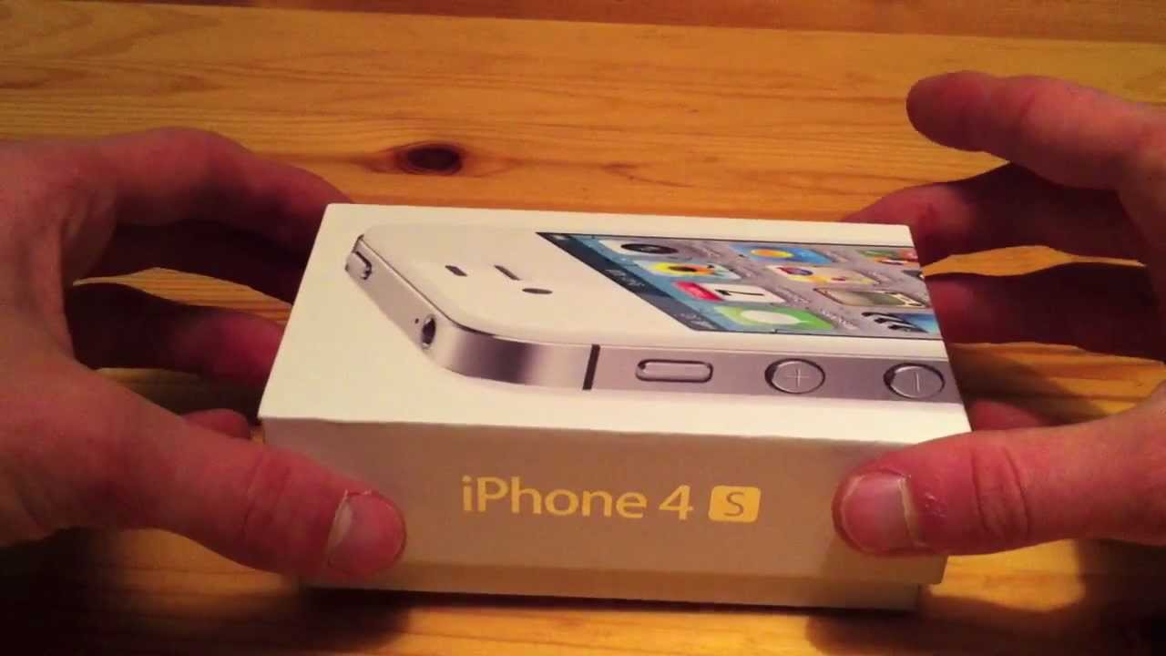 Déballage (Unboxing) de l'iPhone 4S Blanc